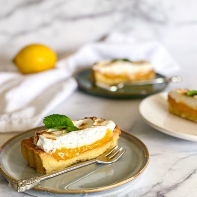 Lemon meringue taart