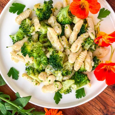 Cavatelli met broccoli kaassaus