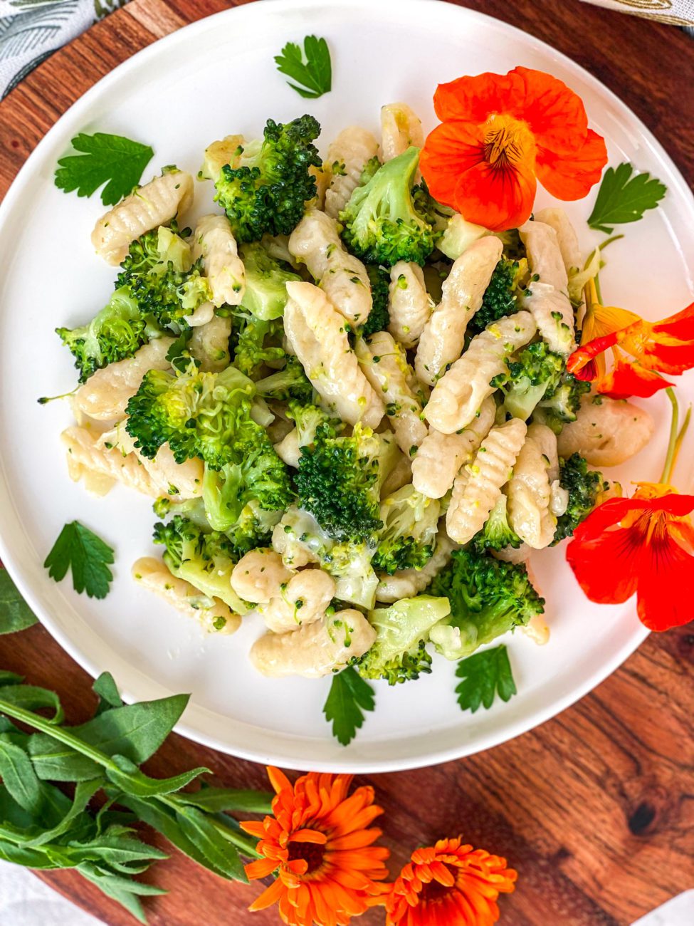 Cavatelli met broccoli kaassaus
