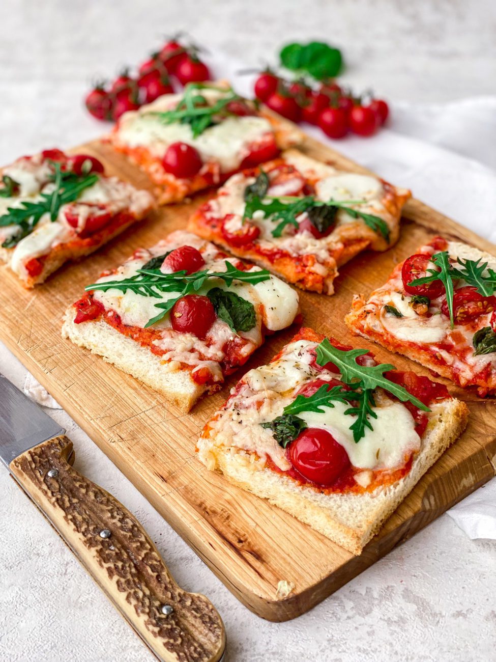 Brood pizza Margherita